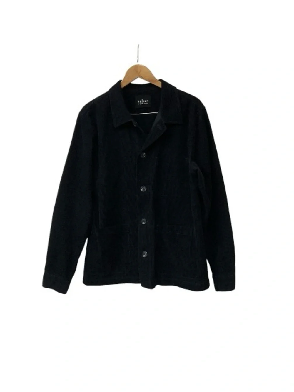 Velvet by Graham Spencer Chore Jacket Shacket Corduroy Men Navy L